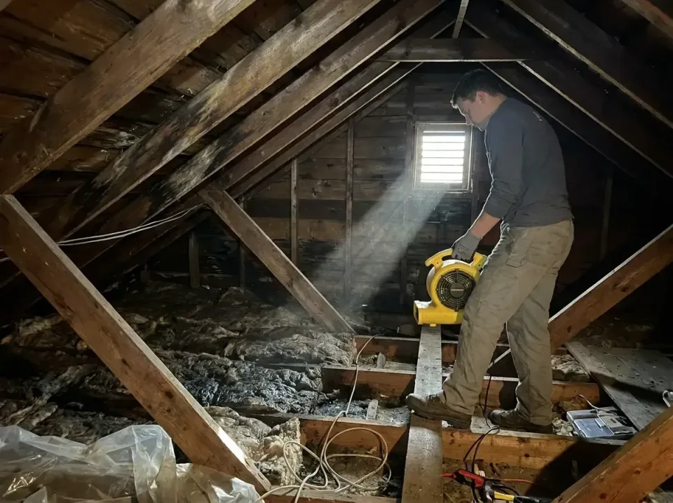 attic-water-damage-drying-proc-007 — frequently asked questions, Emergency Water Extraction & 24/7 Flood Response in Oliver…